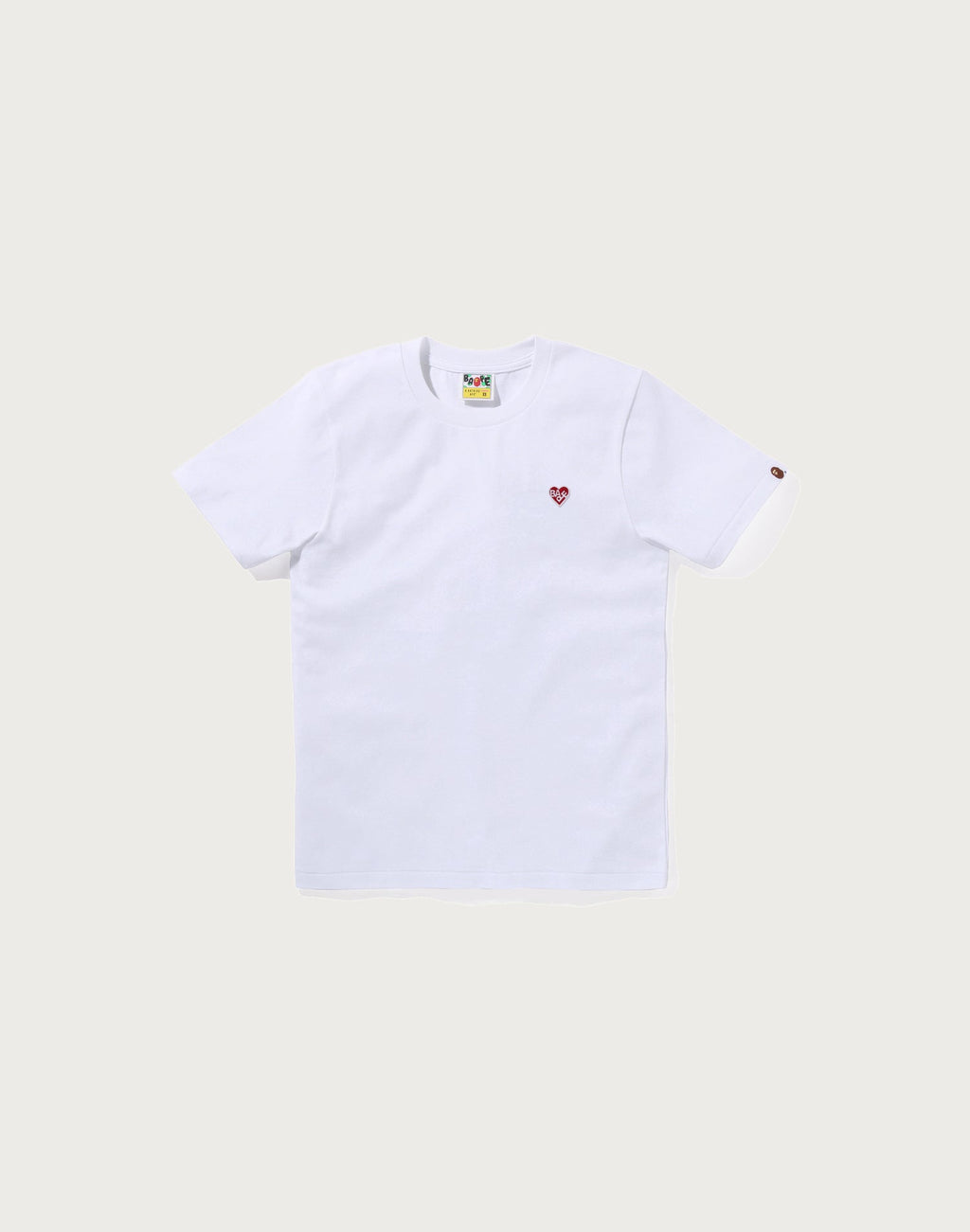 BAPE HEART ONE POINT TEE LADIES