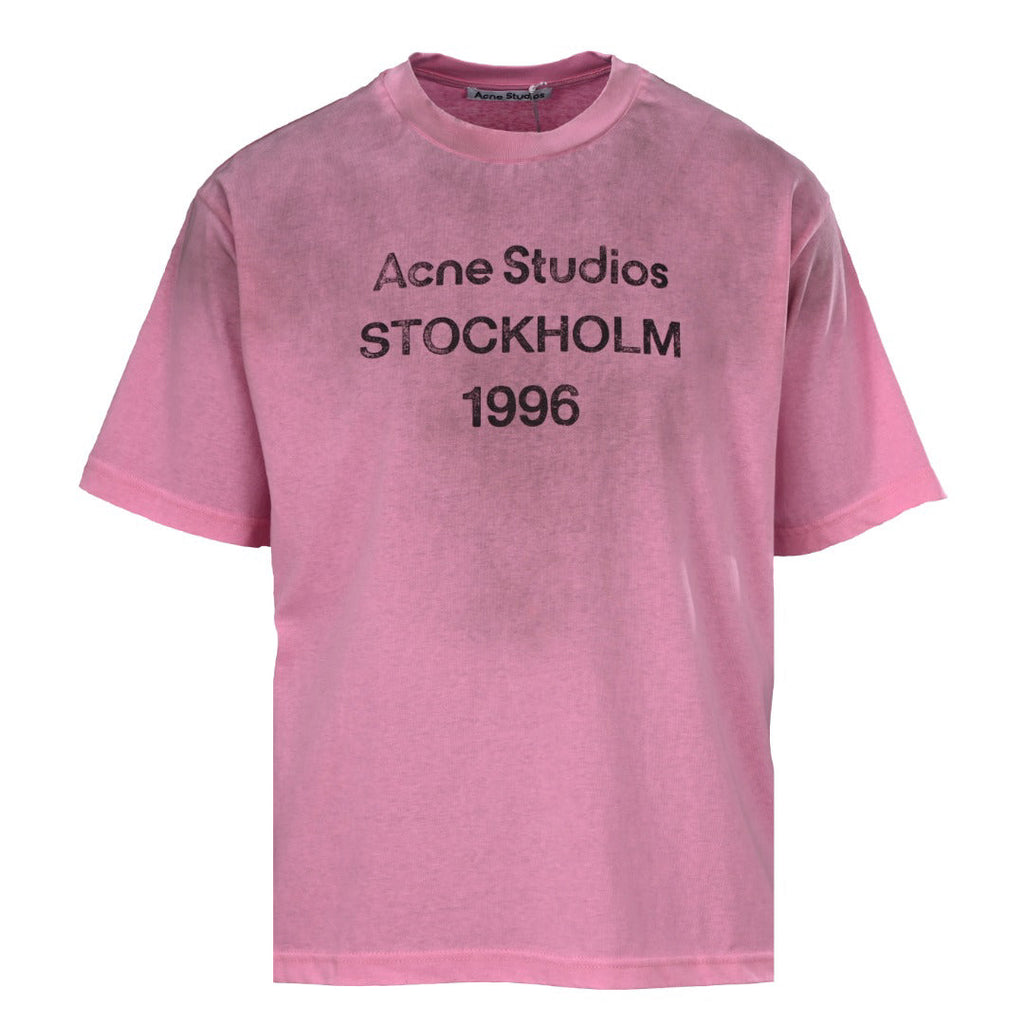 Acne Studios Stockholm 1996 Heather‑Tone Oversized Crew‑Neck T‑Shirt