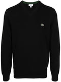 Lacoste cotton V-neck sweater
