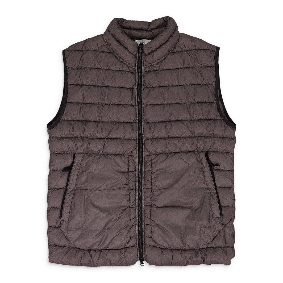 BURGUNDY DOWN SLEEVELESS VEST