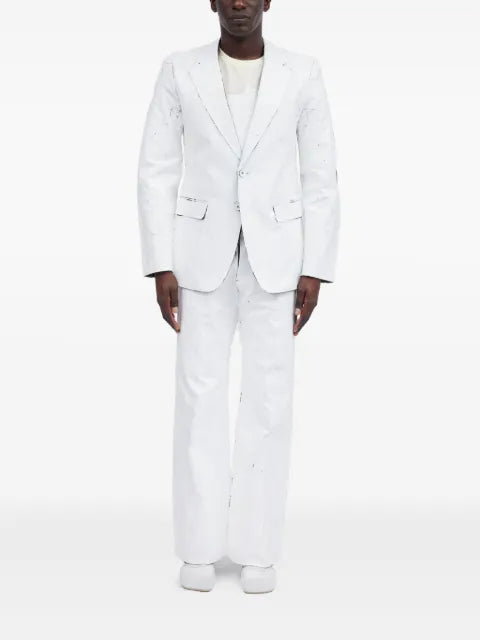 MM6 Maison Margiela coated-finish blazer