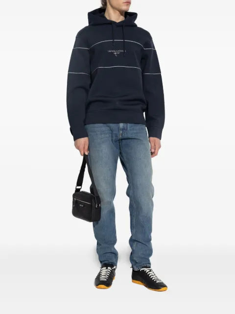 Emporio Armani logo-print hoodie