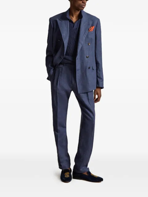 Polo Ralph Lauren double-breasted linen jacket