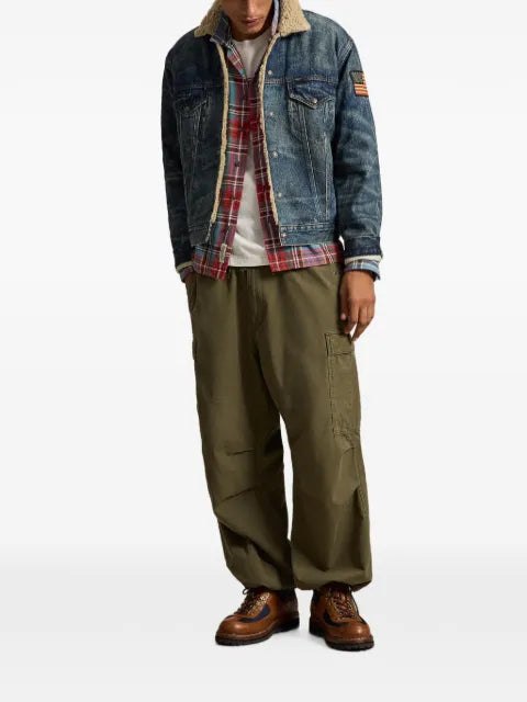 Polo Ralph Lauren fleece-lined denim trucker jacket
