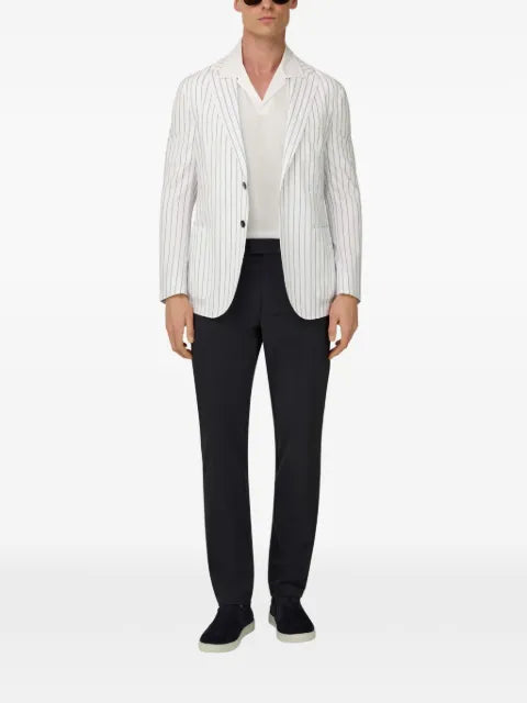 Boggi Milano Breeze pinstripe single-breasted blazer