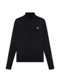 Balmain logo-embroidered turtleneck sweater