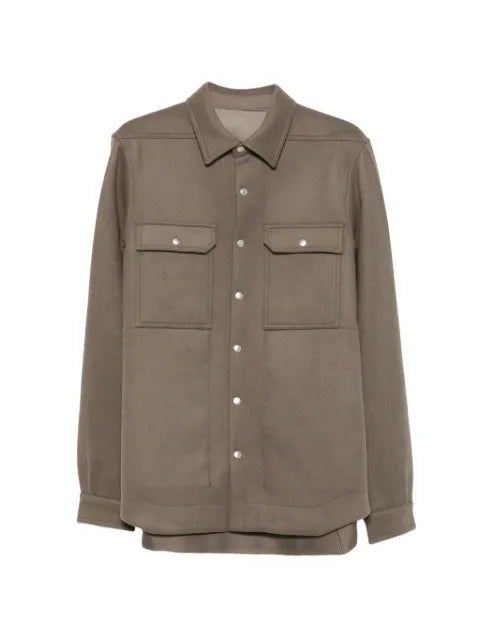 Rick Owens press-stud flap-pocket jacket