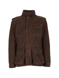Al Duca D’Aosta 1902 suede field jacket