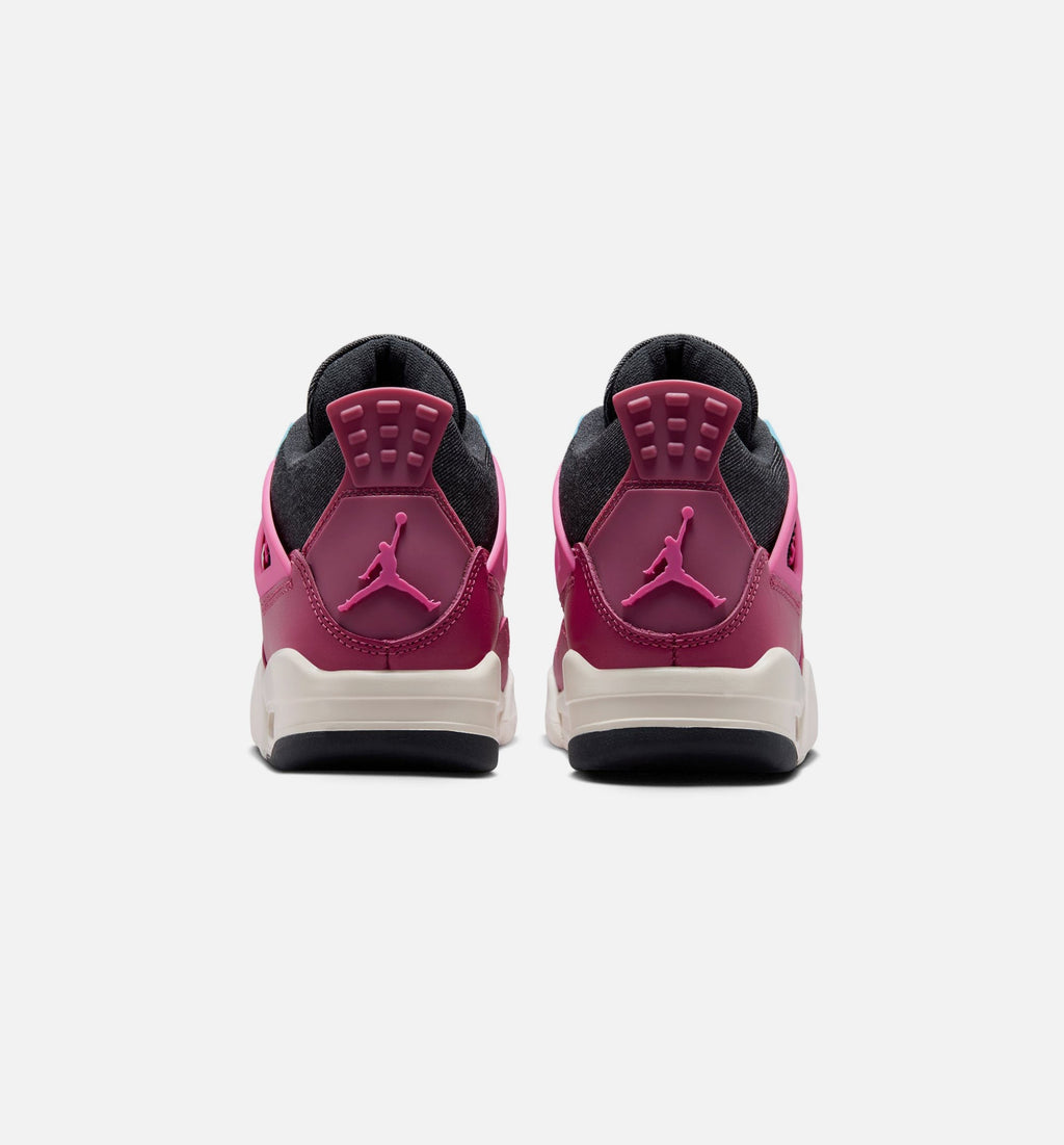 Air Jordan 4 Retro She's A Star Big Kids' Sneakers - Sweet Beet / Desert Pink / Off-Noir / Chalk