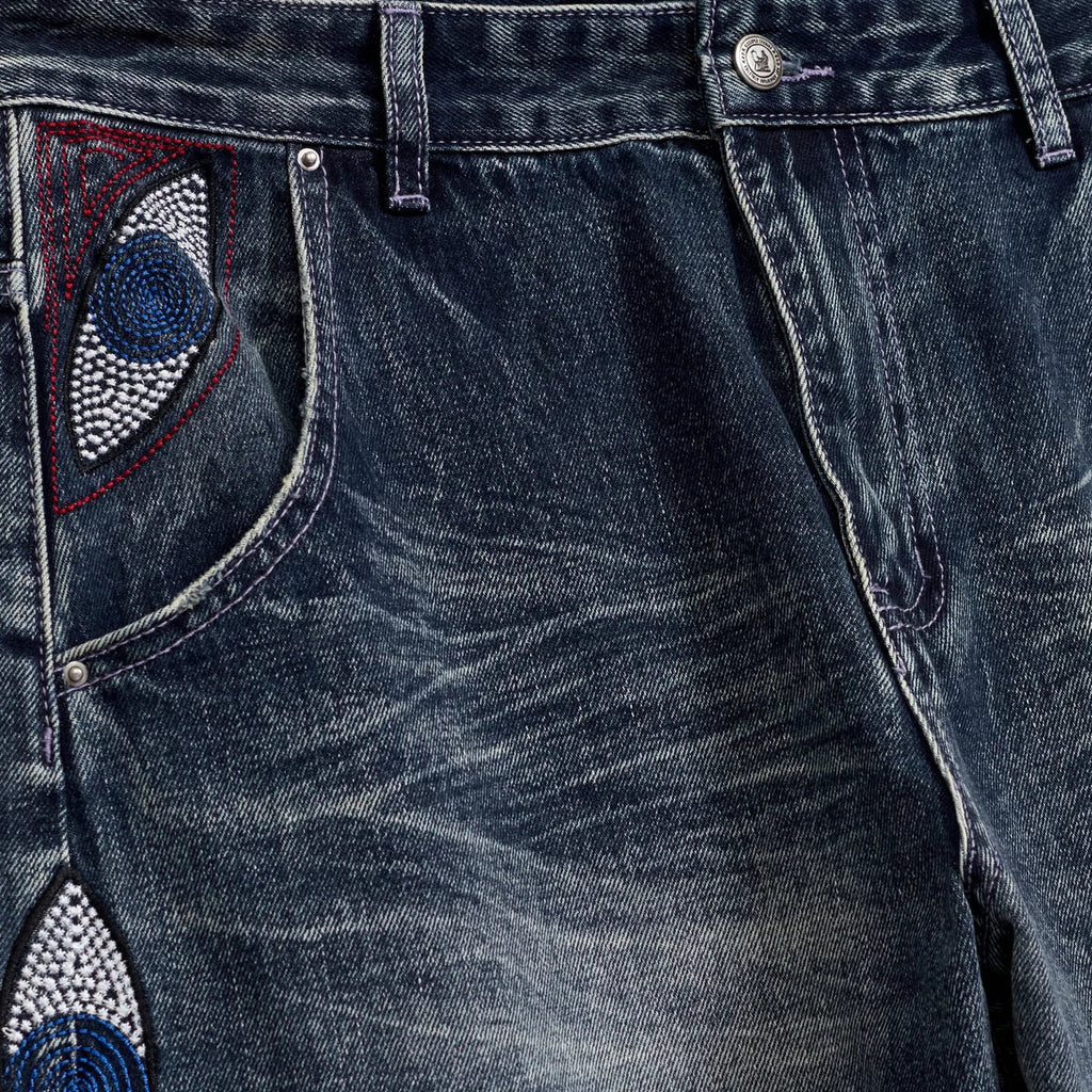 KidSuper Gemstone Eye Embroidery Jean