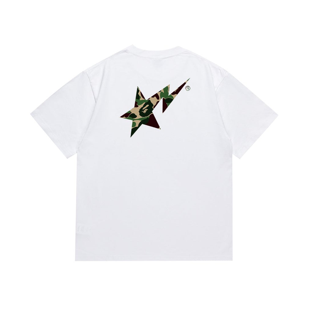 BAPE Green Camo Star Graphic T-Shirt