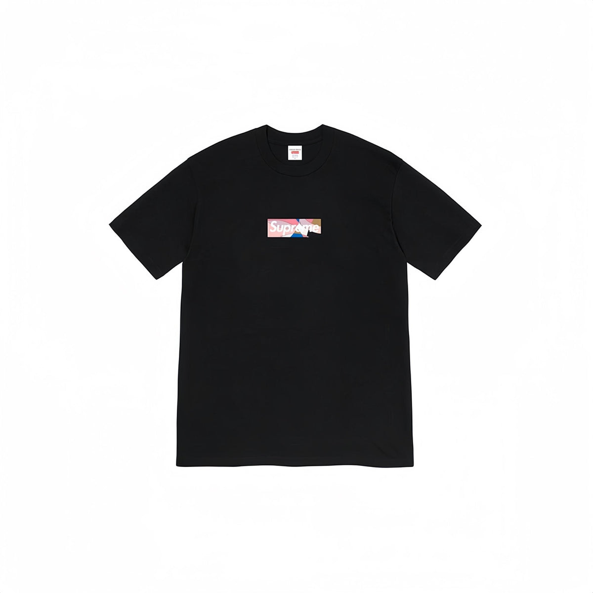 Supreme Pink Multicolor Box-Logo T-Shirt