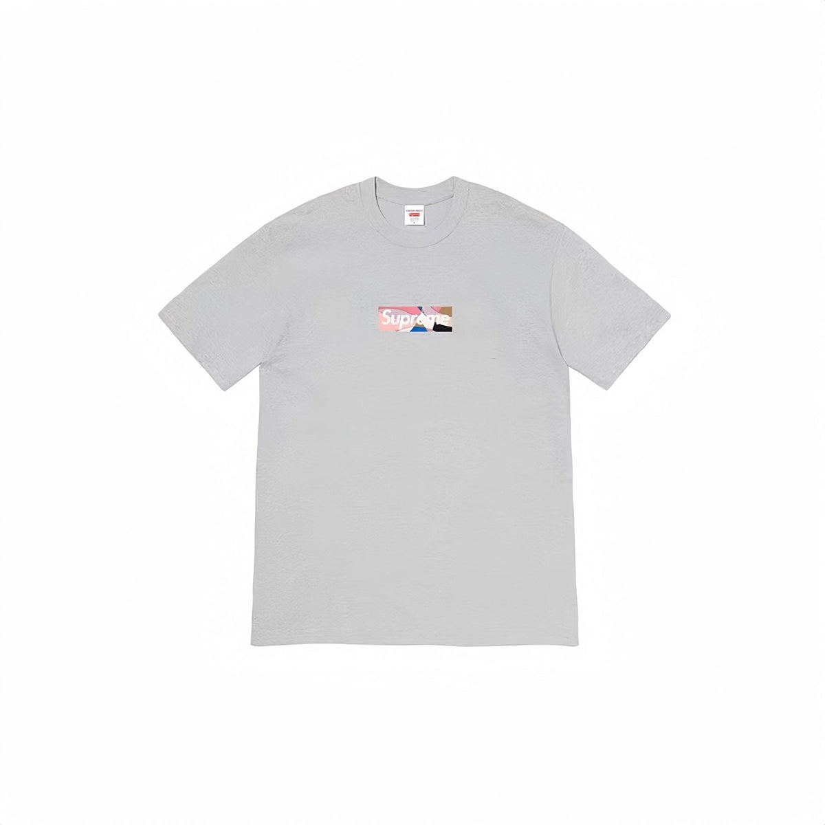 Supreme Pink Multicolor Box-Logo T-Shirt