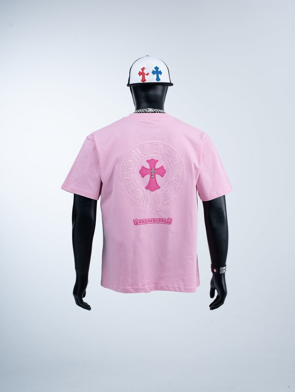 Chrome Hearts Cross Graphic Short-Sleeve T-Shirt