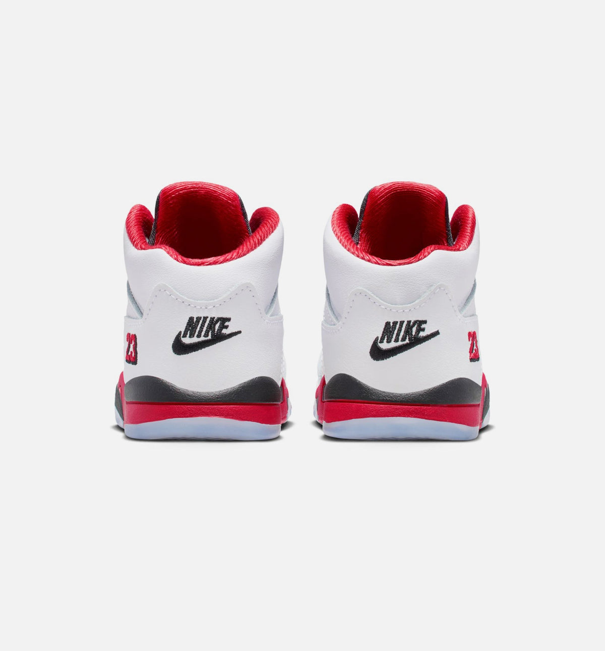 Air Jordan 5 Retro Fire Red Infant/Toddler Lifestyle Shoe - Fire Red/White